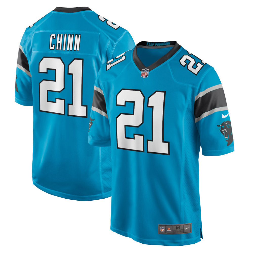 Men's Carolina Panthers Jeremy Chinn Game Jersey Blue
