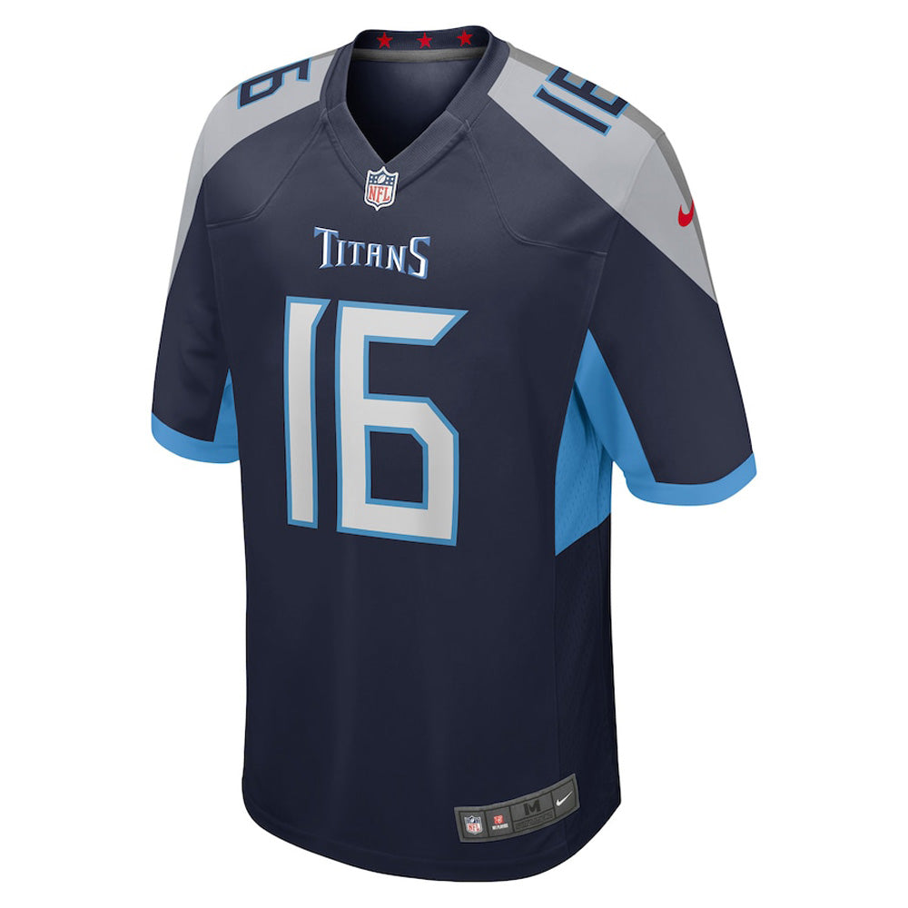 Men's Tennessee Titans Treylon Burks Game Jersey - Navy